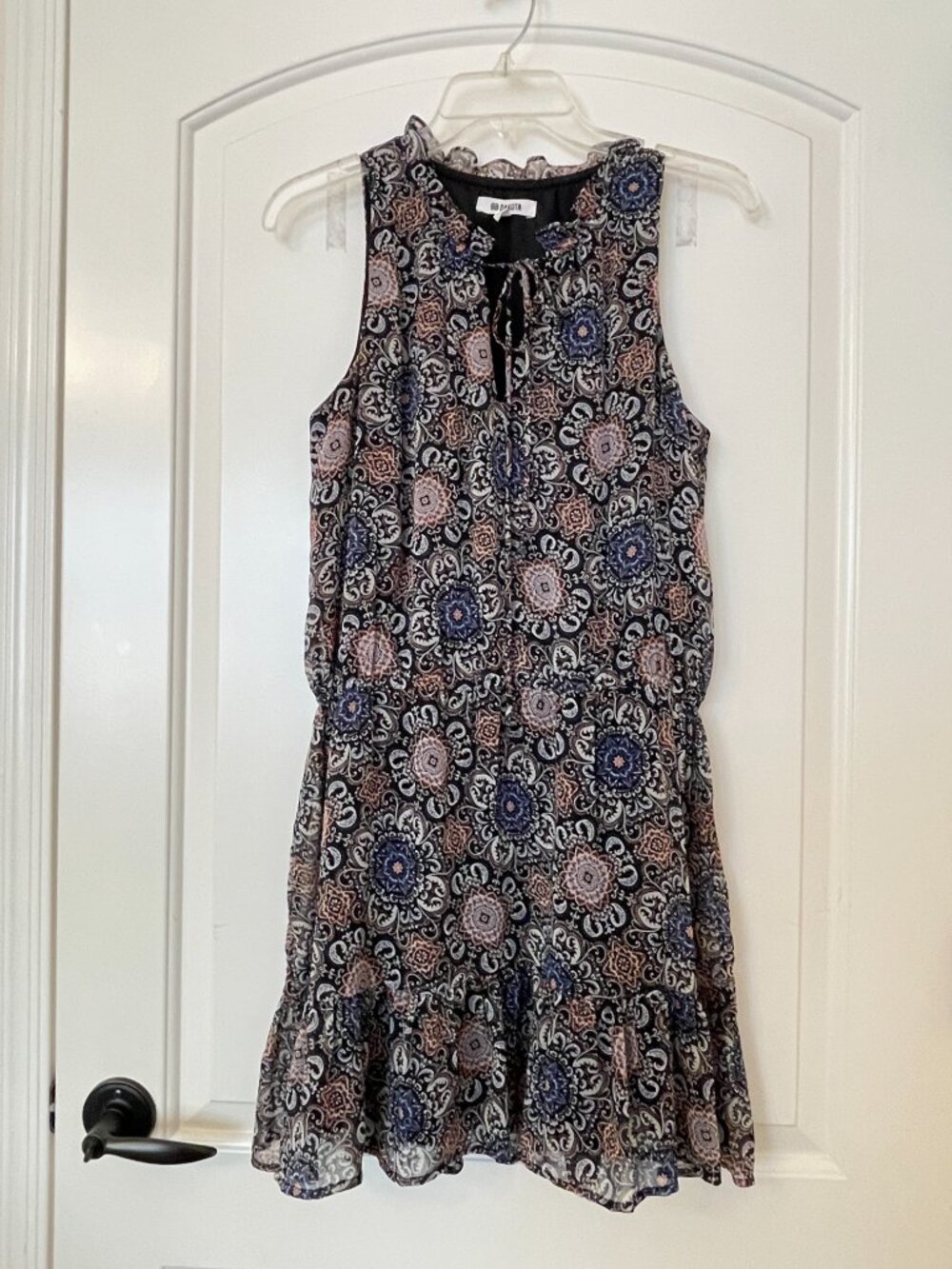BB Dakota Dress Multi Flower Paisley Lightweight Small
